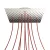  Square XXL Rose-One 10-hole and 4-side hole ceiling rose set, 400 mm - PROMO