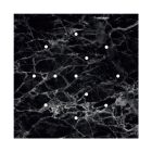 Square XXL Rose-One 12-hole and 4-side hole ceiling rosette set, 400 mm