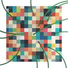  Square XXL Rose-One 12-hole and 4-side hole ceiling rose set, 400 mm - PROMO