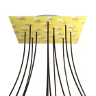  Square XXL Rose-One 12-hole and 4-side hole ceiling rose set, 400 mm - PROMO