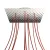  Square XXL Rose-One 12-hole and 4-side hole ceiling rose set, 400 mm - PROMO