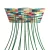  Square XXL Rose-One 14-hole and 4-side hole ceiling rose set, 400 mm - PROMO