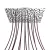  Square XXL Rose-One 14-hole and 4-side hole ceiling rose set, 400 mm - PROMO
