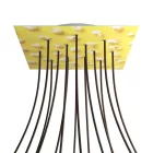  Square XXL Rose-One 14-hole and 4-side hole ceiling rose set, 400 mm - PROMO