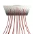  Square XXL Rose-One 14-hole and 4-side hole ceiling rose set, 400 mm - PROMO
