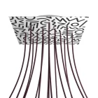  Square XXL Rose-One 15-hole and 4-side hole ceiling rose set, 400 mm - PROMO