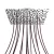  Square XXL Rose-One 15-hole and 4-side hole ceiling rose set, 400 mm - PROMO