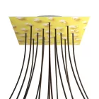  Square XXL Rose-One 15-hole and 4-side hole ceiling rose set, 400 mm - PROMO