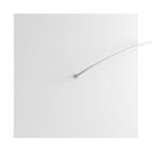 Square XXL Rose-One ceiling rose set with 1 hole and 4 side holes, 400 mm