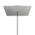 Square XXL Rose-One ceiling rose set with 1 hole and 4 side holes, 400 mm