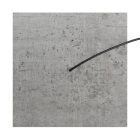 Square XXL Rose-One ceiling rose set with 1 hole and 4 side holes, 400 mm