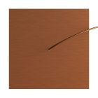 Square XXL Rose-One ceiling rose set with 1 hole and 4 side holes, 400 mm