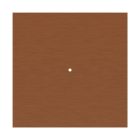 Square XXL Rose-One ceiling rose set with 1 hole and 4 side holes, 400 mm