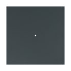 Square XXL Rose-One ceiling rose set with 1 hole and 4 side holes, 400 mm