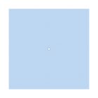 Square XXL Rose-One ceiling rose set with 1 hole and 4 side holes, 400 mm