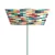 Square XXL Rose-One ceiling rose set with 1 hole and 4 side holes, 400 mm - PROMO