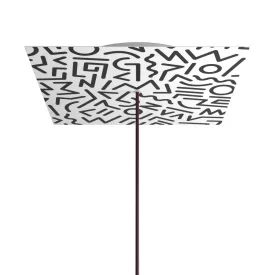   Square XXL Rose-One ceiling rose set with 1 hole and 4 side holes, 400 mm - PROMO