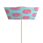 Square XXL Rose-One ceiling rose set with 1 hole and 4 side holes, 400 mm - PROMO