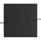 Square XXL Rose-One 2-hole and 4-side hole ceiling rosette set, 400 mm