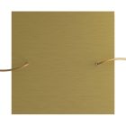 Square XXL Rose-One 2-hole and 4-side hole ceiling rosette set, 400 mm