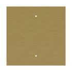 Square XXL Rose-One 2-hole and 4-side hole ceiling rosette set, 400 mm