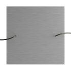 Square XXL Rose-One 2-hole and 4-side hole ceiling rosette set, 400 mm