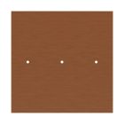 Square XXL Rose-One 3-row ceiling rose set with 4 side holes, 400 mm