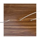 Square XXL Rose-One 3-row ceiling rose set with 4 side holes, 400 mm