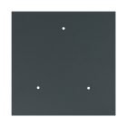 Square XXL Rose-One 3-row ceiling rose set with 4 side holes, 400 mm