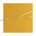 Square XXL Rose-One 3-row ceiling rose set with 4 side holes, 400 mm