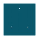 Square XXL Rose-One 3-row ceiling rose set with 4 side holes, 400 mm