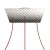  Square XXL Rose-One 3-row perforated and 4-sided perforated ceiling rose set, 400 mm - PROMO
