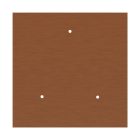 Square XXL Rose-One 3-hole and 4-side hole ceiling rosette set, 400 mm