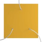 Square XXL Rose-One 3-hole and 4-side hole ceiling rosette set, 400 mm