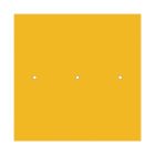 Square XXL Rose-One 3-hole and 4-side hole ceiling rosette set, 400 mm