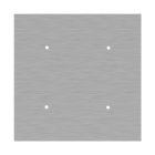 Square XXL Rose-One 4-hole and 4-side hole ceiling rosette set, 400 mm