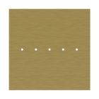 Square XXL Rose-One 5-row ceiling rose set with 4 side holes, 400 mm