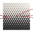 Square XXL Rose-One 5-row perforated and 4-sided perforated ceiling rose set, 400 mm - PROMO