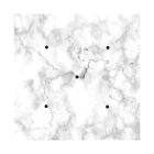 Square XXL Rose-One 5-hole and 4-side hole ceiling rosette set, 400 mm