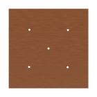 Square XXL Rose-One 5-hole and 4-side hole ceiling rosette set, 400 mm