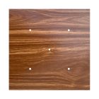 Square XXL Rose-One 5-hole and 4-side hole ceiling rosette set, 400 mm