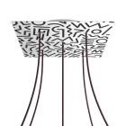  Square XXL Rose-One 5-hole and 4-side hole ceiling rose set, 400 mm - PROMO