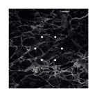 Square XXL Rose-One 6-hole and 4-side hole ceiling rosette set, 400 mm