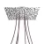  Square XXL Rose-One 6-hole and 4-side hole ceiling rose set, 400 mm - PROMO
