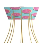  Square XXL Rose-One 8-hole and 4-side hole ceiling rose set, 400 mm - PROMO