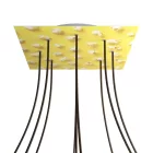 Square XXL Rose-One 9-hole and 4-side hole ceiling rose set, 400 mm - PROMO