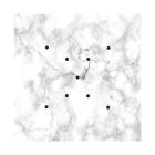 Square XXL Rose-One 9 ceiling rose set with X-shaped holes and 4 side holes, 400 mm