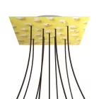  Square XXL Rose-One 9 X-shaped hole and 4-sided hole ceiling rose set, 400 mm - PROMO