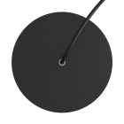 Round Rose-One ceiling rosette set with 1 hole and 4 side holes, 200 mm