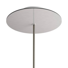   Round Rose-One ceiling rosette set with 1 hole and 4 side holes, 200 mm